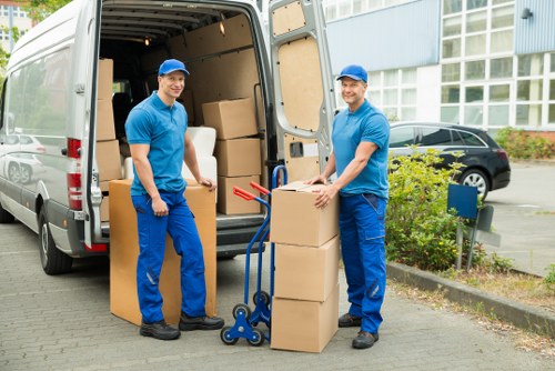 Bulky waste items like furniture and appliances ready for collection