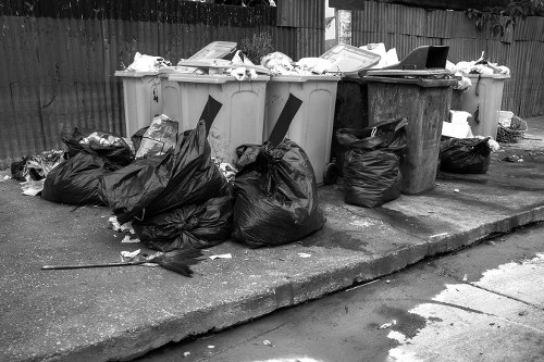 Forest Hill residents placing rubbish bins for collection