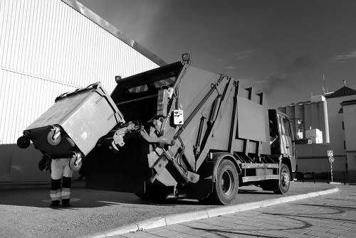 Council Rubbish Collection team in action