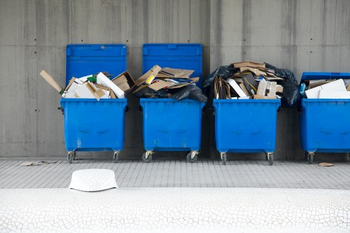 Sortation of recyclables at Grove Park waste facility