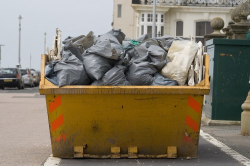 Illustration of council rubbish collection schedule