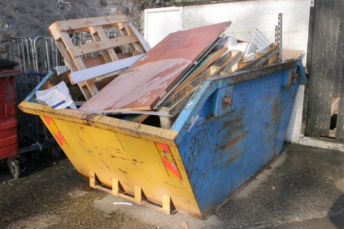 Bulk waste disposal area in Arkley