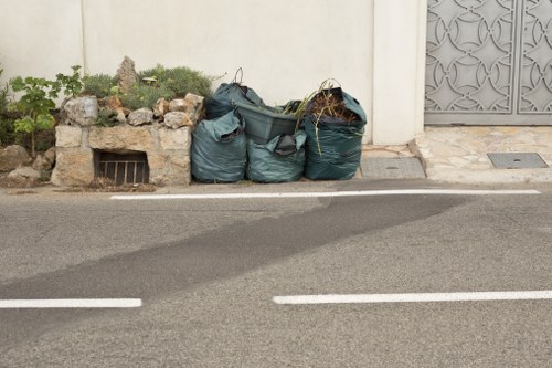 Rubbish collection bins in Sydenham