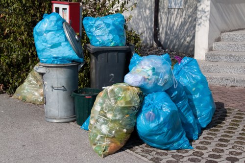 Recycling center in Bermondsey for special waste