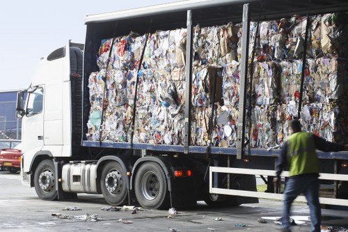 Community members participating in Harlesden rubbish collection