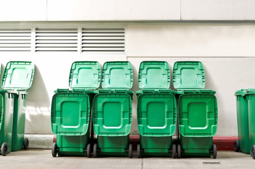 Recycling symbols and sorted materials in Dulwich