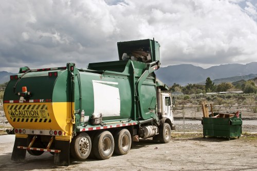 Community members participating in a Streatham recycling program