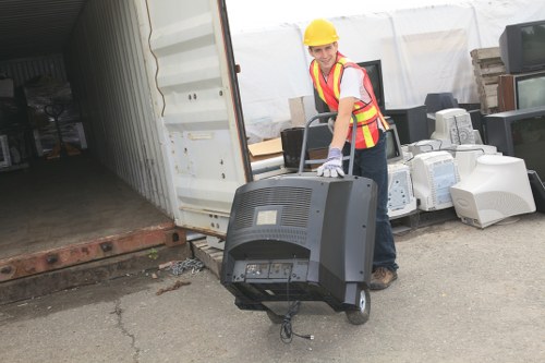 Recycling bins in New Addington