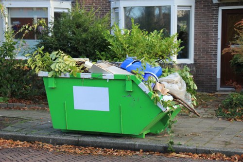 Bulky waste being collected by council services in Grove Park